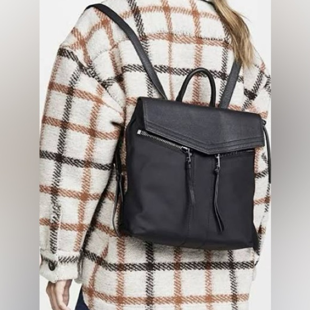 Botkier Trigger Small Black Nylon Backpack NWT - Picture 5 of 8